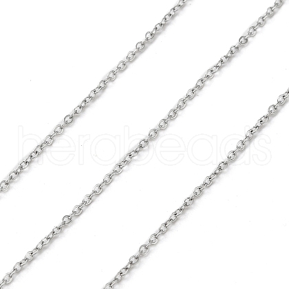 Tarnish Resistant 304 Stainless Steel Cable Chain CHS-C010-03P-1