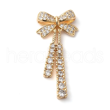 Brass Micro Pave Cubic Zirconia Beads KK-G503-45G-1