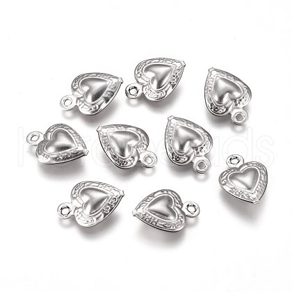 Tarnish Resistant 304 Stainless Steel Charms X-STAS-I138-14P-1
