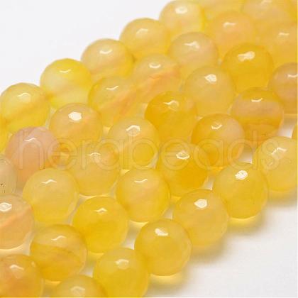 Natural Agate Bead Strands G-G882-12mm-A04-1
