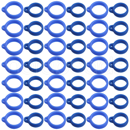 Gorgecraft 60Pcs 2 Style Silicone Pendant SIL-GF0001-43F-1
