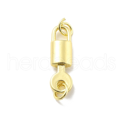 Rack Plating Brass Connector Charms KK-D359-09G-1