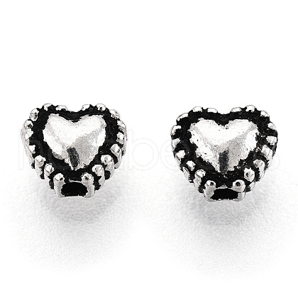 925 Sterling Silver Beads STER-T007-63AS-1