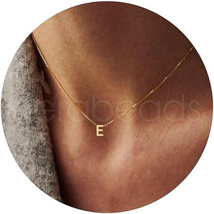 Brass Pendant Initial Necklaces for Women FS-WG1D7F7-18-1