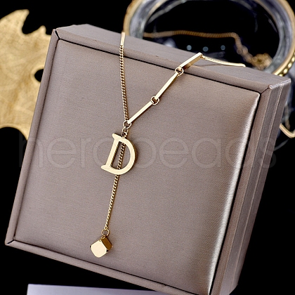 Stainless Steel Curb Chain Necklaces PW-WG90739-01-1