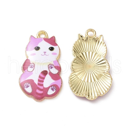 Alloy Enamel Pendants FIND-E031-02F-1