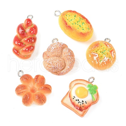 Opaque Resin Pendants RESI-G107-01-1