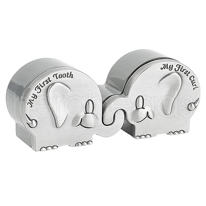 Zinc Alloy Deciduous Teeth Storage Boxes WH-WG88252-01-1