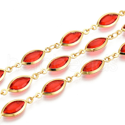 Brass Oval Link Chains CHC-N023-10A-G-1