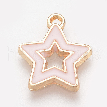 Alloy Enamel Pendants X-ENAM-Q425-24-1