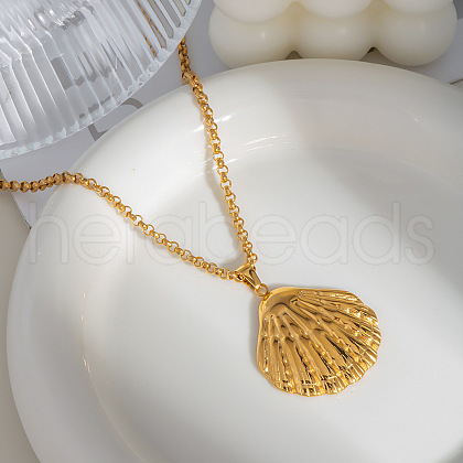 European American Stainless Steel Pendant Necklaces for Women YE1351-1-1