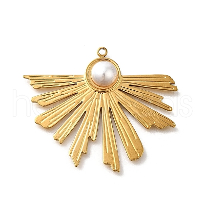 304 Stainless Steel Pendants STAS-V006-01G-03-1