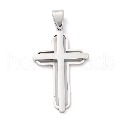 304 Stainless Steel Pendants STAS-L286-11P-1