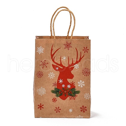 Christmas Theme Rectangle Paper Bags CARB-F011-01C-1