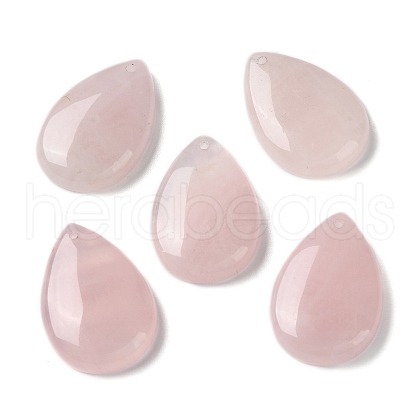 Natural Rose Quartz Pendants G-M416-08A-02-1