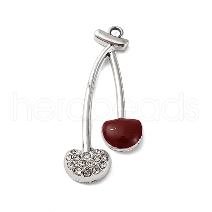 Cherry Alloy Pendants PALLOY-S051-01B-P-1