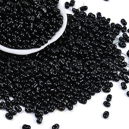 Baking Paint Glass Seed Beads SEED-K010-A02-1