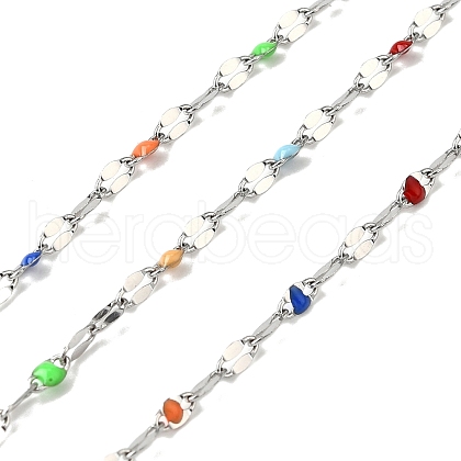 304 Stainless Steel Dapped Chains CHS-H036-01P-01-1