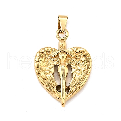 Goddess with Wing 304 Stainless Steel Pendants STAS-M121-04G-1