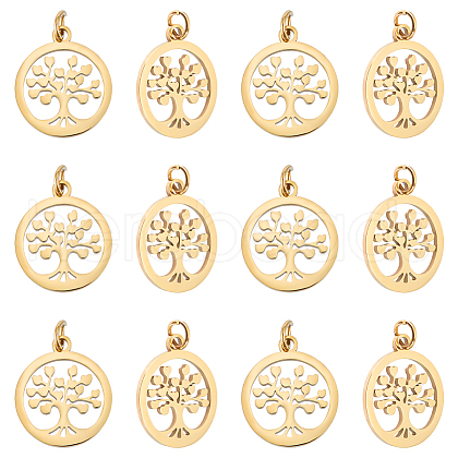 Unicraftale 304 Stainless Steel Pendants STAS-UN0060-03G-1
