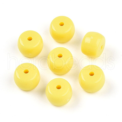 Opaque Acrylic Beads SACR-T017-35A-1