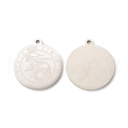 Non-Tarnish 304 Stainless Steel Pendants STAS-A074-03G-P-1