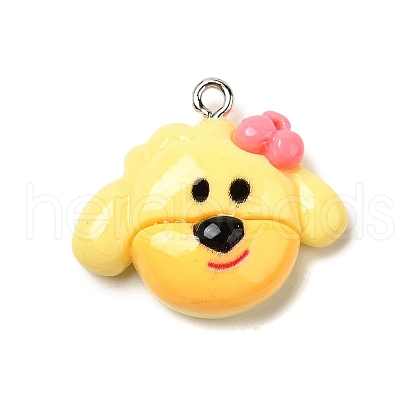 Opaque Resin Pendants RESI-V003-03C-1