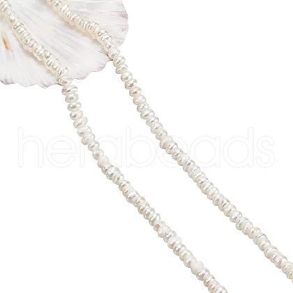  1 Strand Natural Cultured Freshwater Pearl Beads Strands PEAR-NB0001-37-1