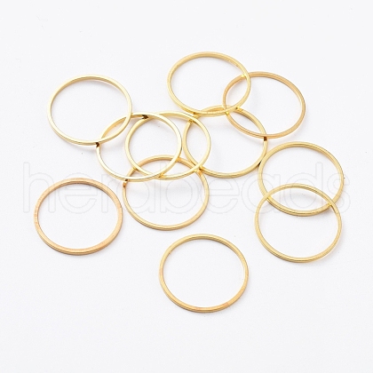 Brass Linking Rings X-EC18718MM-G-1