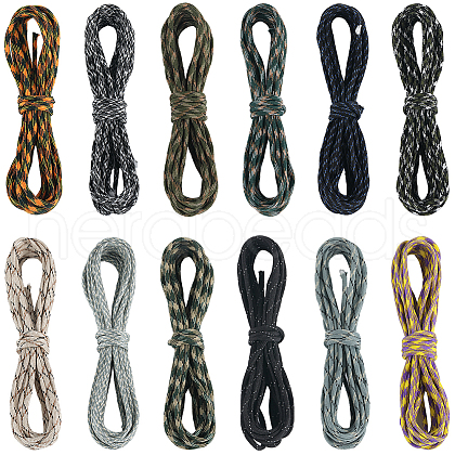 SOFPLATE 60M 12 Colors 7 Inner Cores Polyester & Spandex Cord Ropes RCP-SP0001-02A-1