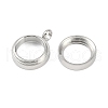 304 Stainless Stee Locket Pendants STAS-S132-16P-01-2