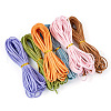  60 Yards 6 Colors Flat Faux Suede Cord LW-TA0001-02-1