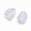 Natural Mixed Gemstone Links connectors G-E493-H-2