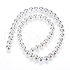 Electroplate Non-magnetic Synthetic Hematite Bead Strands G-Q466-3mm-02-2