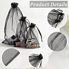 SOFPLATE 100pcs 3 Styles Large Organza Pouches Portable Shoes Bag Travel Storage Drawstring Bags OP-SP0001-04-5