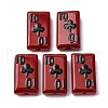 Handmade Lampwork Enamel Beads LAMP-Q045-07D-1