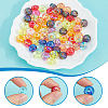 SUNNYCLUE 100Pcs Transparent Acrylic European Beads OACR-SC0001-75-3