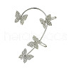 Alloy Rhinestone Cuff Earrings FS-WGFB378-04-2