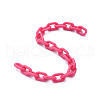 Handmade Opaque Acrylic Cable Chains AJEW-JB00664-05-1