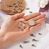 30Pcs 6 Styles 304 Stainless Steel Lobster Claw Clasps STAS-TA0001-83P-6