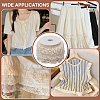 FINGERINSPIRE 5 Yards Cotton Flower Lace Ribbon OCOR-FG0002-54-6