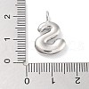 Rack Plating Brass Balloon Letter Pendants X-KK-C050-01P-S-3