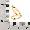 Golden Plated 304 Stainless Steel Pendants STAS-L271-01G-05-3
