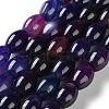 Natural Agate(Dyed & Heated) Beads Strands G-M446-D01-01C-2