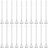 Beebeecraft 50 Starands 304 Stainless Steel Chain Extender STAS-BBC0005-50B-1