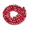 Electroplate Glass Beads Strands EGLA-A044-T6mm-B01-3