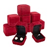 Square Velvet Ring Boxes VBOX-WH0002-01B-1