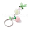Acrylic & Lampwork & Glass Keychain KEYC-MZ00005-4