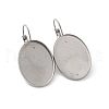 Non-Tarnish 304 Stainless Steel Hoop Earrings Findings STAS-K278-10P-1