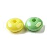 UV Plating Opaque Acrylic Beads X-MACR-F083-13-2